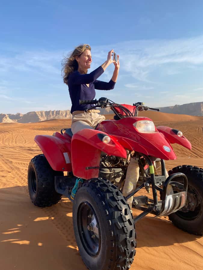 VIP Red Dunes: Camel, Quads, Private Tour & Coffee - Sunset, tea, and the quiet side of the desert